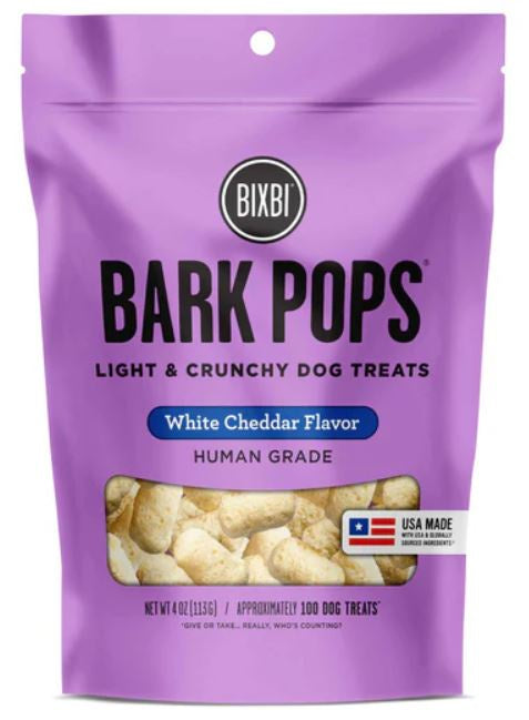 Bixbi Bark Pops White Cheddar Treat 6 oz