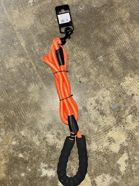 Bark Appeal Orange Rope Leash, 6ft