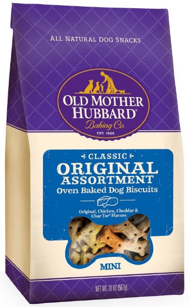 Old Mother Hubbard ; Classic Original Assortment ; Oven Baked Biscuit ; Dog Treat ; Mini 3 lb