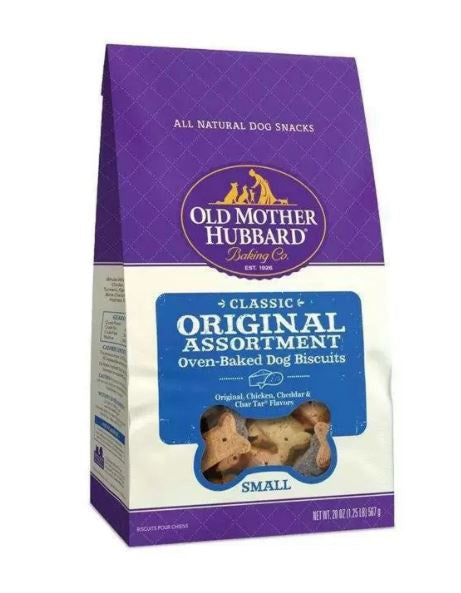 Old Mother Hubbard Classic Original Assortment ; Oven Baked Biscuit ; Dog Treat ; Small 3 lb
