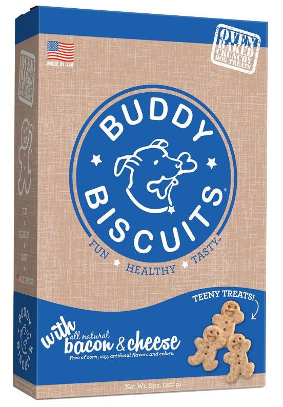 Cloudstar Buddy Biscuits Itty Bitty Bacon Cheese ; Dog Treat 8 oz