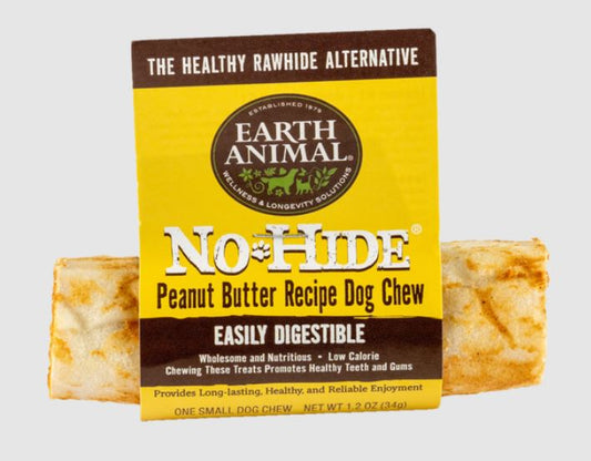 Earth Animal No Hide Peanut Butter ; Dog Treat ; 4 in Chew