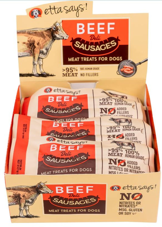 Etta Says Beef Sausage Single Treat 1.25 oz