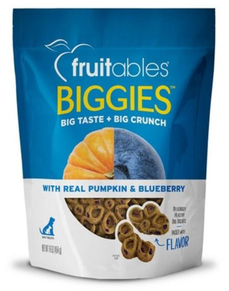 Fruitables Pumpkin Blueberry ; Dog Treat ; 16 oz