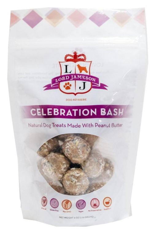 Lord Jameson Celebration Bash Dog Treat with Peanut Butter 6 oz