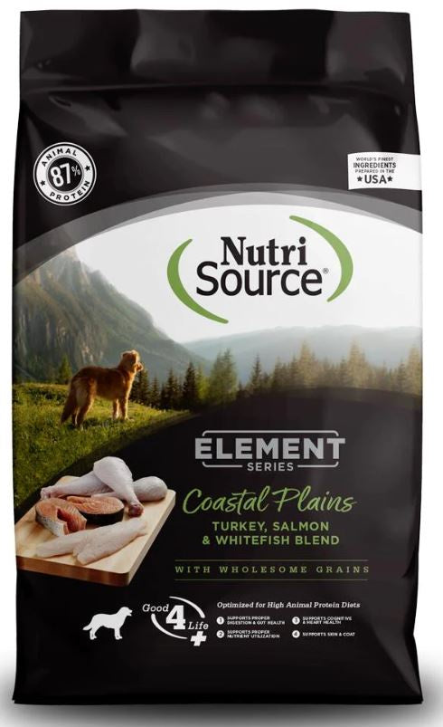 Nutri Source Element ; Coastal Plains ; Dog Food ; 24 lb bag