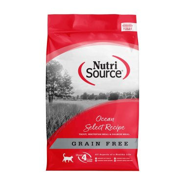 Nutri Source Grain-Free Ocean Select; Cat Food; 15lb bag